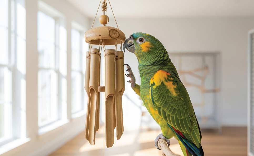 Bamboo-Wind-Chime-Parrot-DIY-Toys