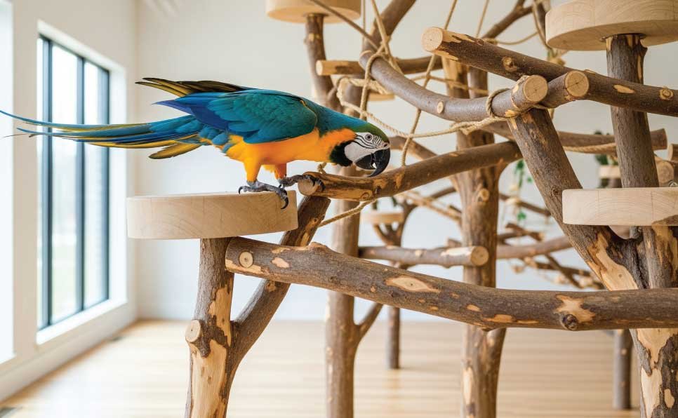 Branch-Playground-System-Parrot-DIY-Toys
