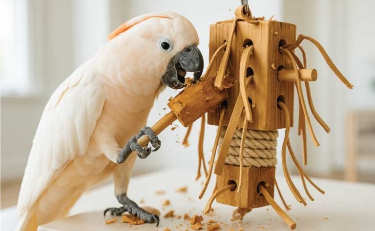Picture of 20 DIY Parrot Toys: Keep Your Parrot Entertained and Happy - PetSweetJoy