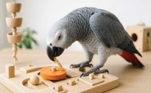 View of 20 DIY Parrot Toys: Keep Your Parrot Entertained and Happy - PetSweetJoy