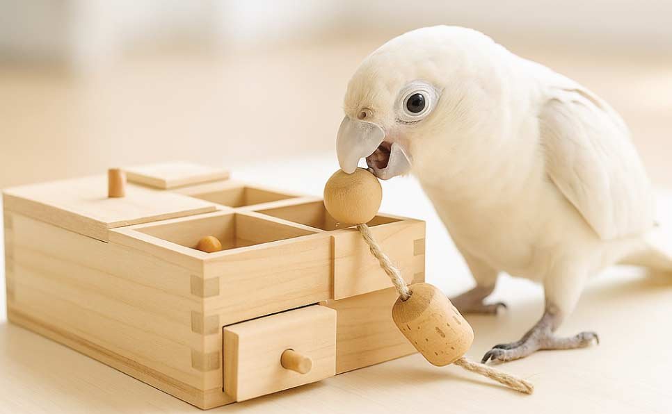Multi-Level-Puzzle-Box-Parrot-DIY-Toys