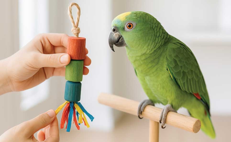 Proper-Parrot-Toy-Introduction-Technique