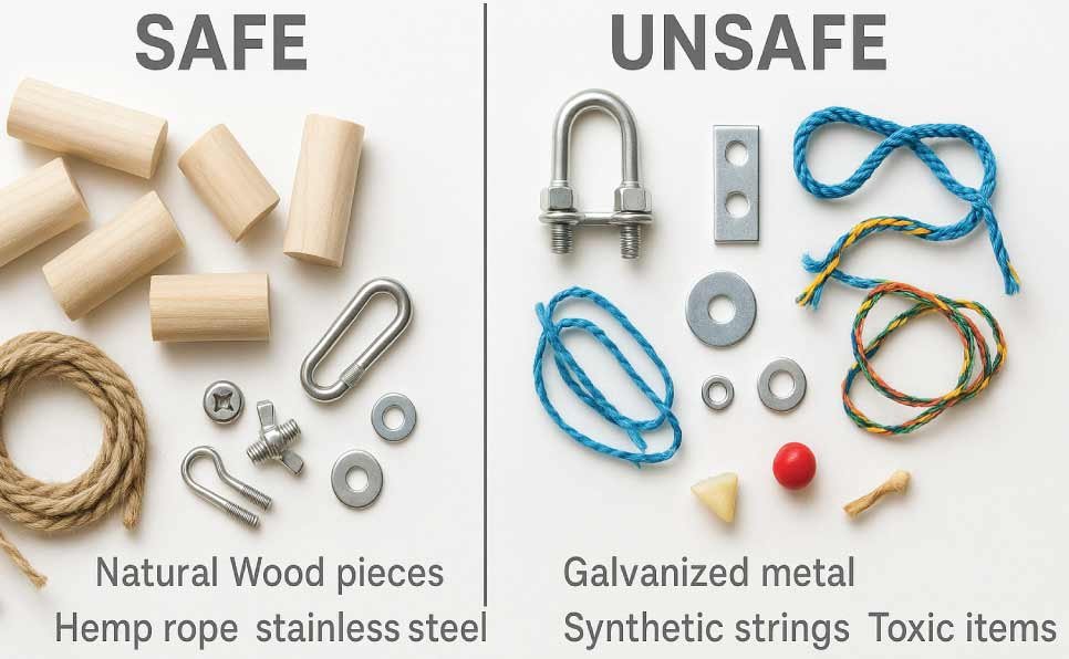 Safe-vs.-Unsafe-DIY-Parrot-Toys-Materials