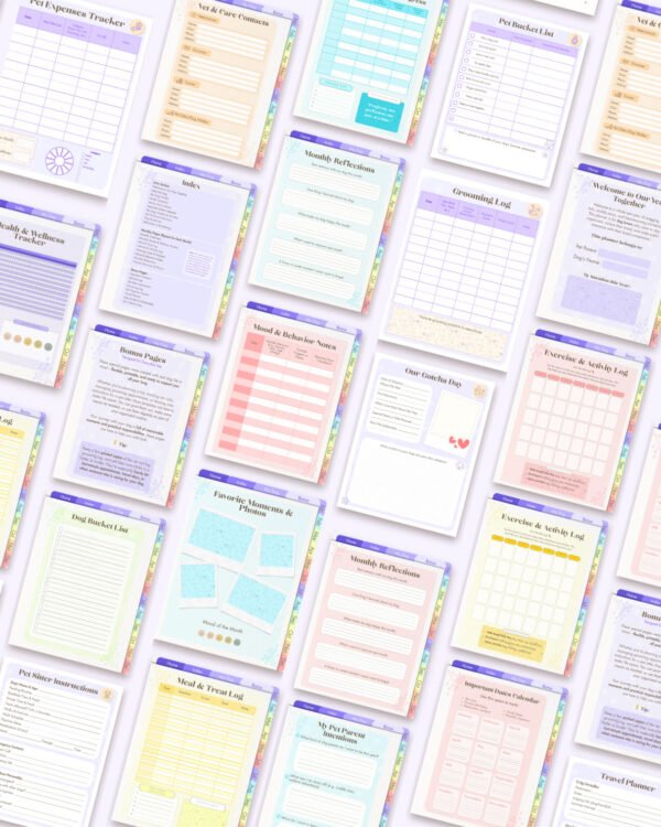 Pages-My-dog-planner