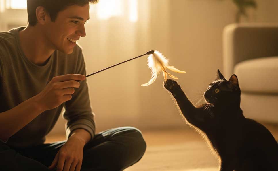 Cat-Play-Bonding-Moment