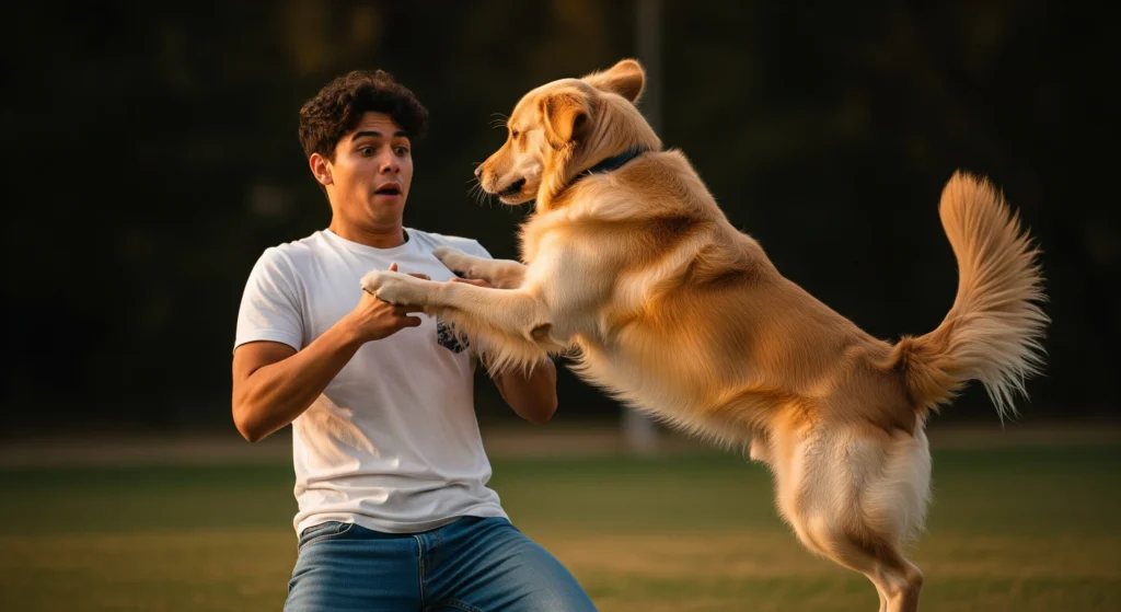dog’s jump