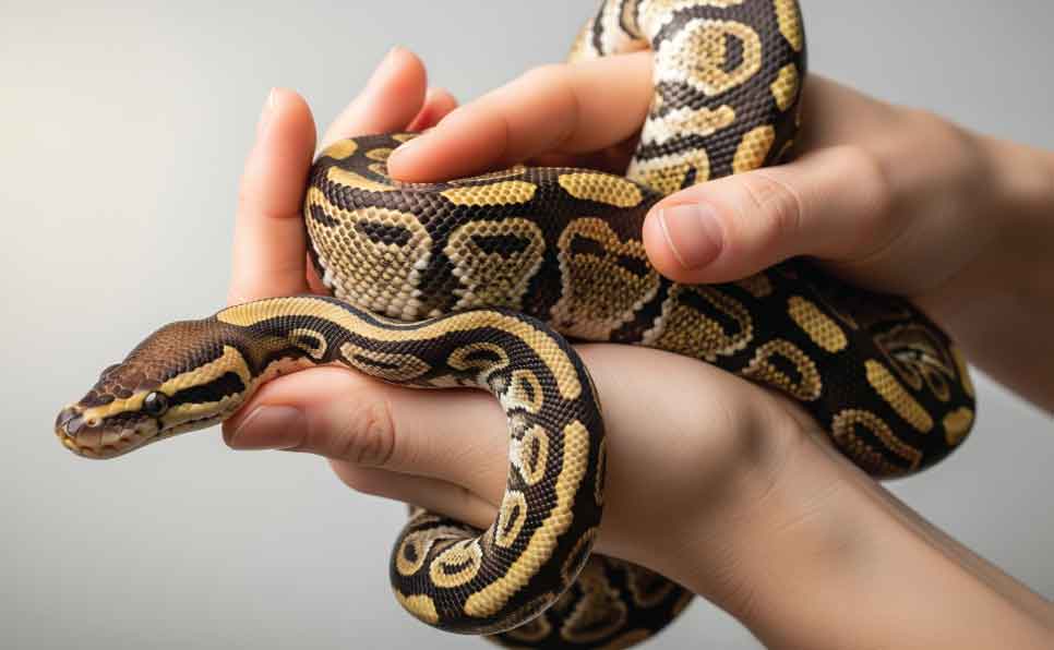 Ball-Python-Being-Handled