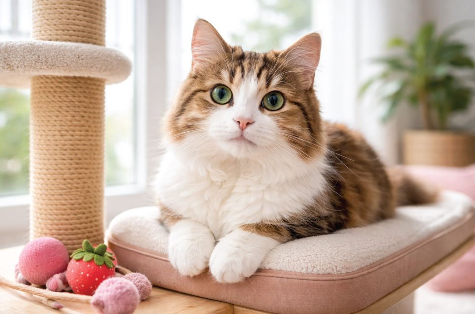 Discover modern furniture, interactive toys that satisfy their hunting instincts, and smart hygiene solutions for the indoor cat.