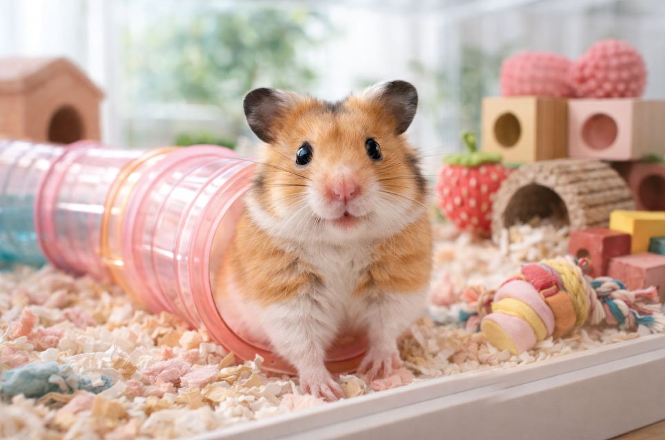 Everything you need for modular enclosures, premium dust-free bedding, and specialized nutrition for your smaller family members.