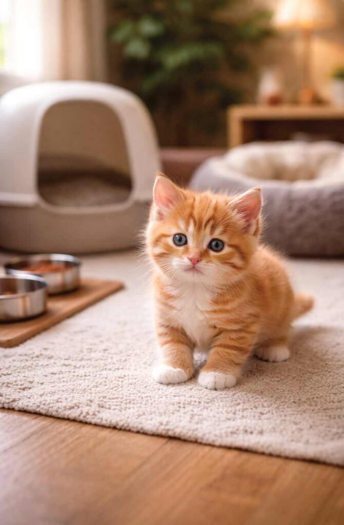 Introducing-a-new-kitten-to-a-cat