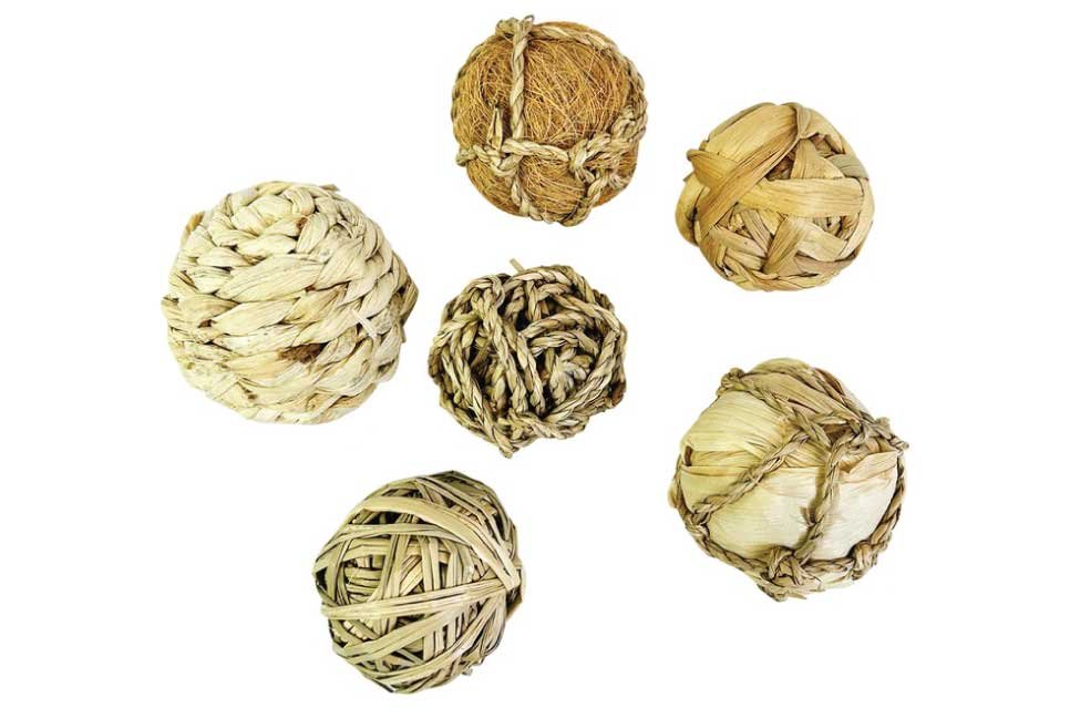 Simple, natural toys that encourage chewing, interaction, and curiosity. They provide lightweight enrichment that birds can easily engage with throughout the day.