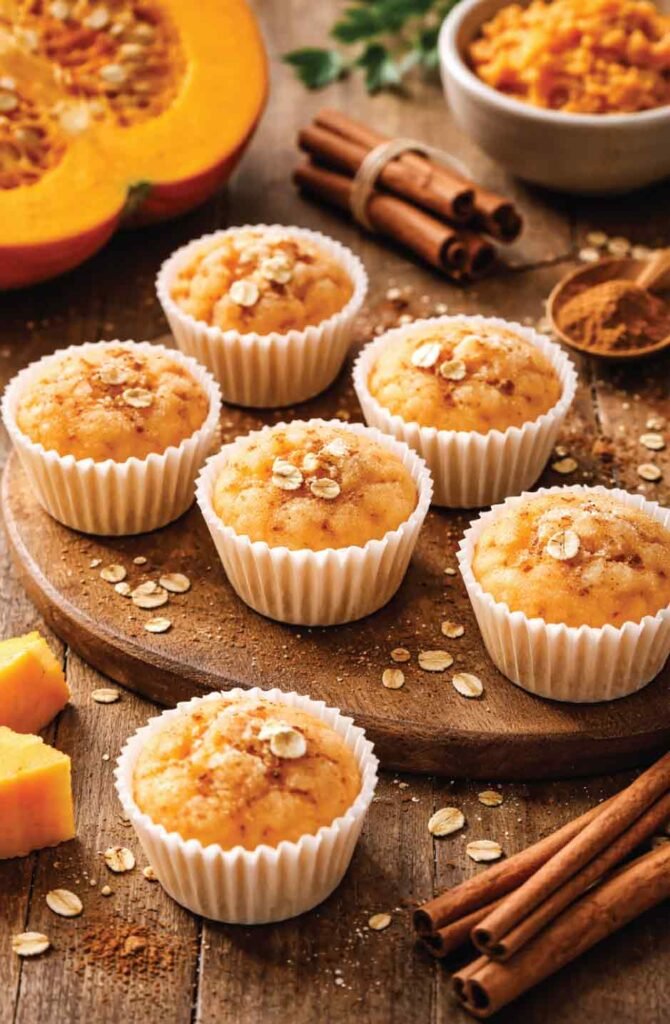 Frozen pumpkin and cinnamon dog treats for digestive health