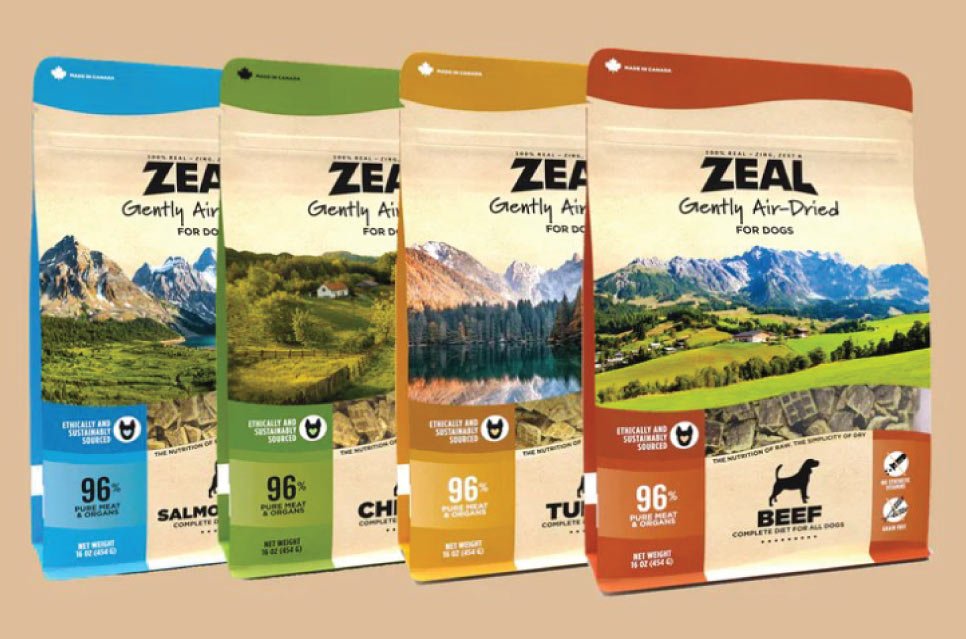 Exceptional pet food starts with exceptional ingredients. At ZEAL, we source nutrient-rich ingredients exclusively from the pristine pastures of New Zealand and Canada's sustainably managed farms, prioritizing purity, quality, and nutritional integrity.