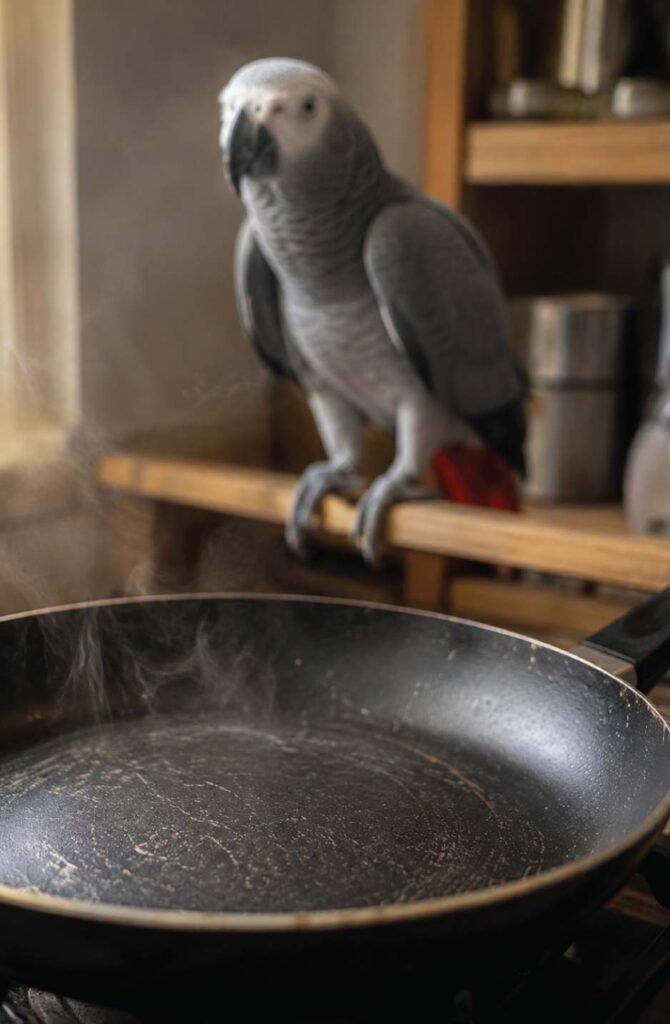 Teflon toxicity in birds